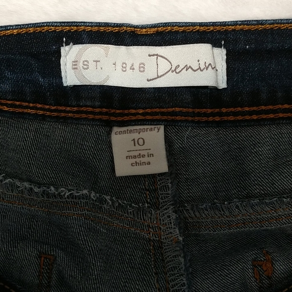 C EST. 1946 Denim Blue Ankle Pants sz 10 - Picture 3 of 5